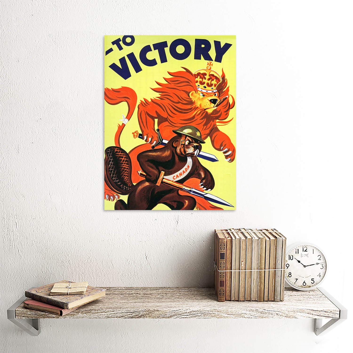 Amazon.com: Wee Blue Coo War WWII Canada Victory Lion Beaver Cigar